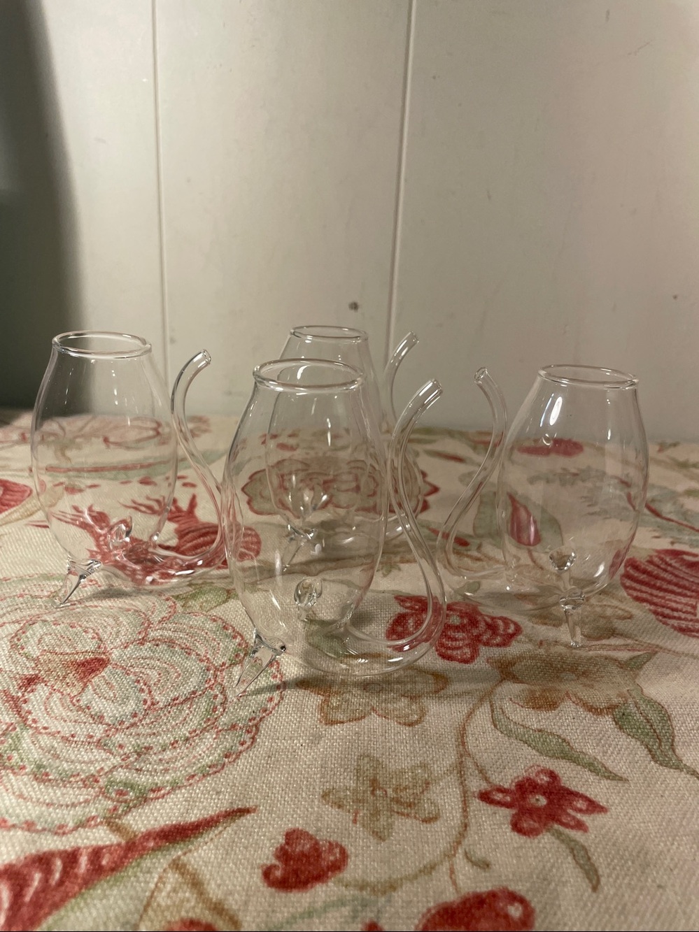 Oneohopilia Clear Set of 4 Porto Wine Sipper Set in Box
